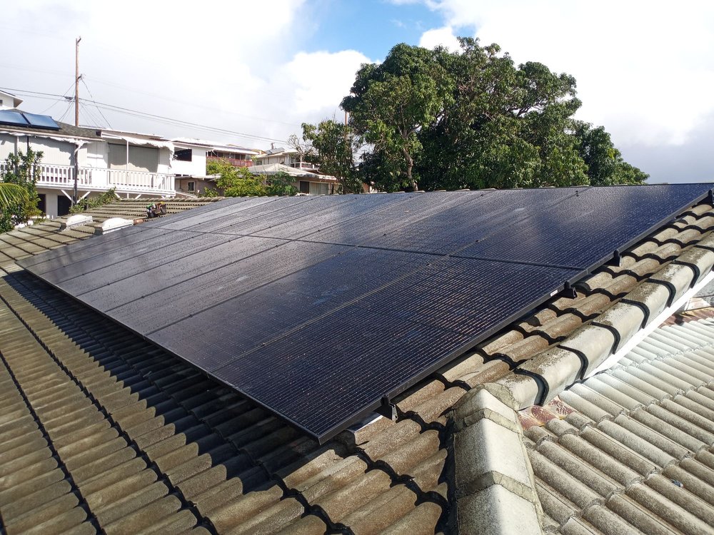 Southwest array on Villa monier tile(SaltLake,Oahu)Jan25,2024