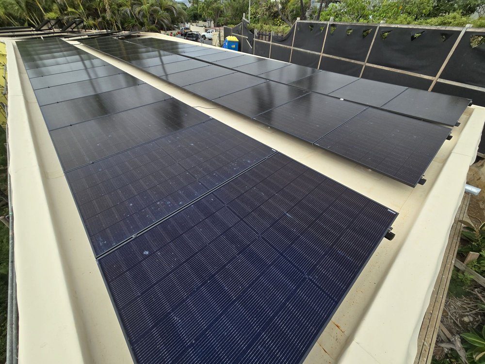 TrueSouth arrays powering (6)Tesla powerwall 3's installation(Portlock,Oahu)Jan2,2026